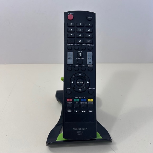 Sharp Other - Sharp LCDTV‎ GJ221 Remote Control Black TV Replacement Universal